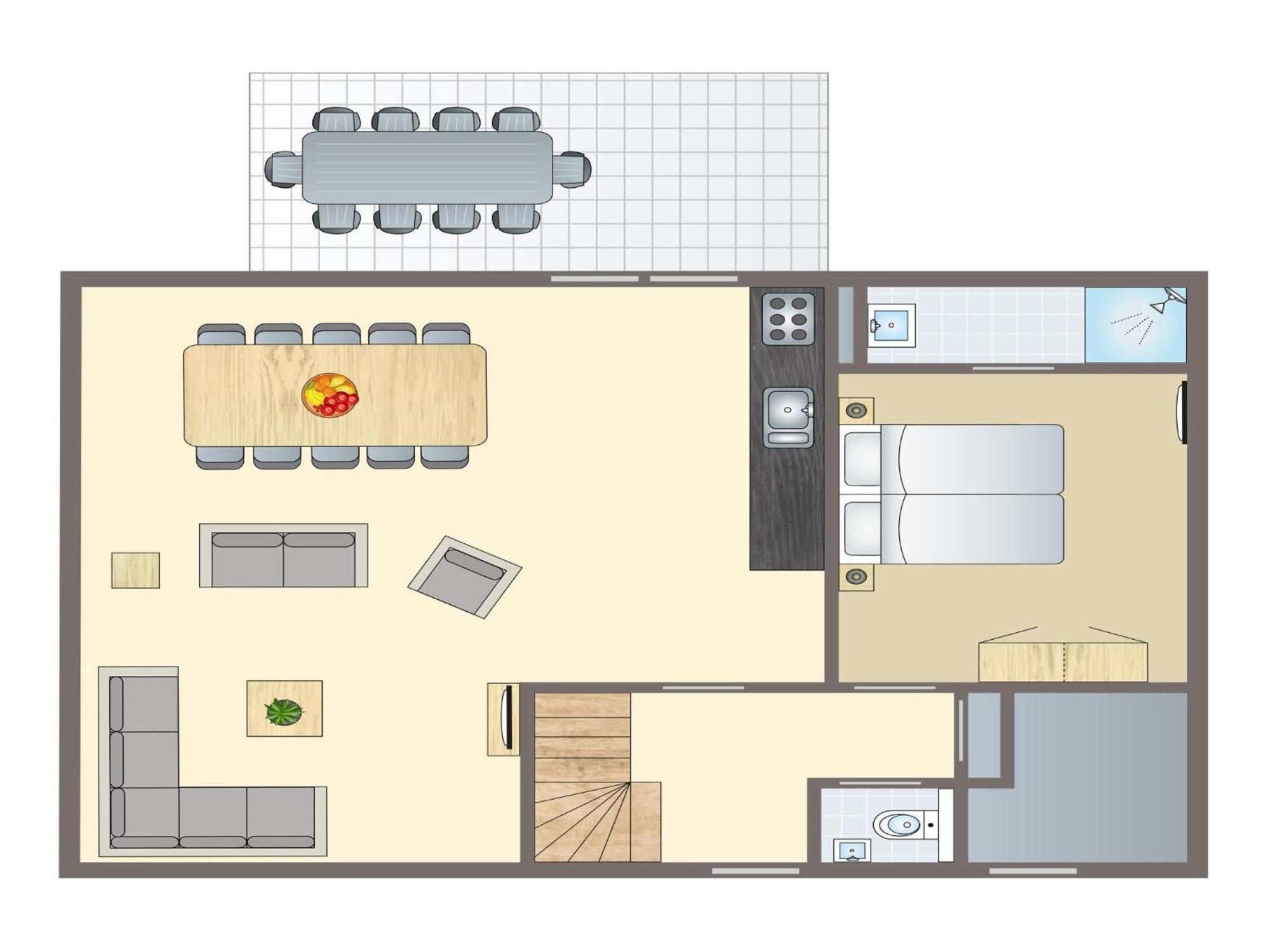 Vakantiehuis Comfortable Home, 700 M From The